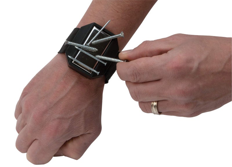 Performance Tool W1275 Magnetic Wrist Band, One Size - Keep Your Tools Secure and Within Reach with This Convenient Magnetic Wristband - Image 2